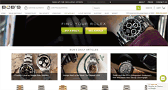 Desktop Screenshot of bobswatches.com